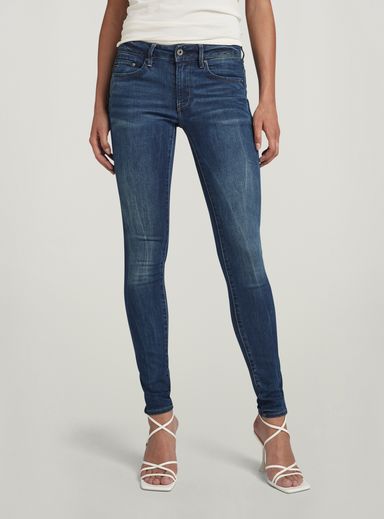 Midge Zip Mid-Waist Skinny Jeans